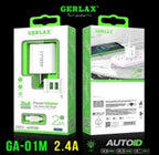Cargador Casa GA-01M Gerlax - Tipo C Blanco