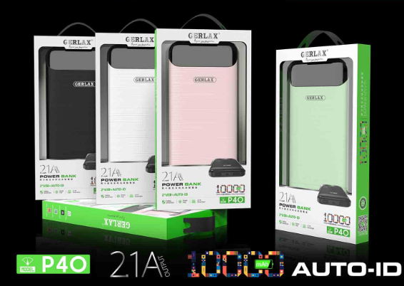 Bateria de Emergencia P4O 10.000mah Gerlax - Verde