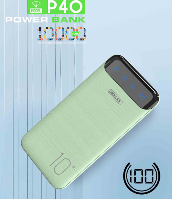 Bateria de Emergencia P4O 10.000mah Gerlax - Verde
