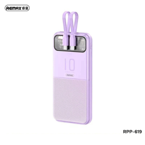 Bateria de Emergencia RPP-619 10.000mah Serie Stervui Remax - Morada
