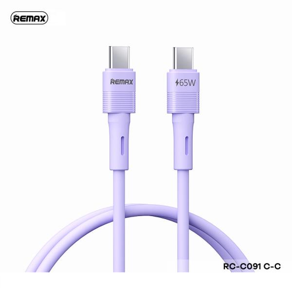 Cable USB Tipo C RC-C091 C-c Serie Leya Remax - Morado