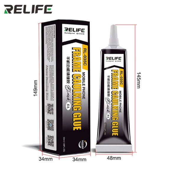 Goma para Reparacion RL-035C Relife - Negra 50ML