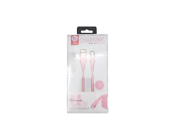 Cable USB Micro B K-30 Youshengku - Rosado