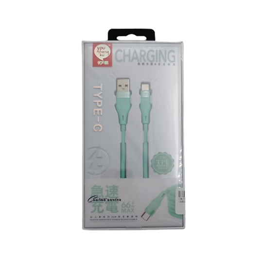 Cable USB Tipo C K-30 Youshengku - Verde