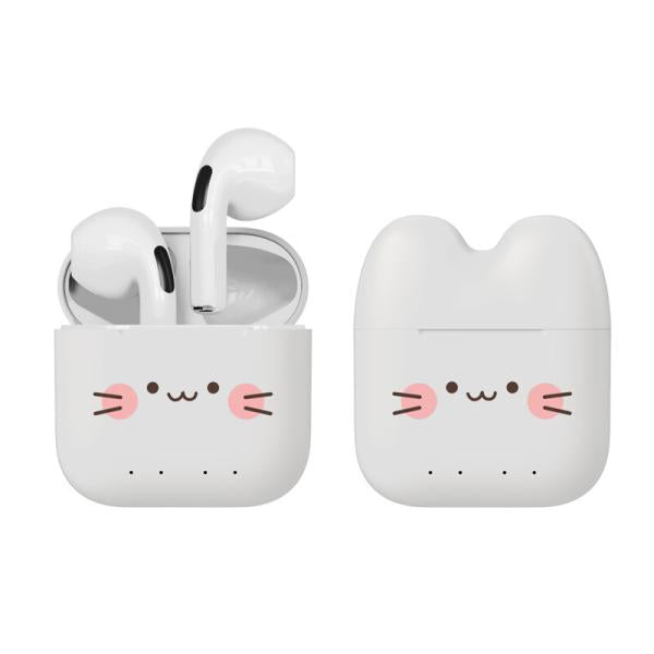 Audifono Manos Libres Bluetooth YKS26 Yookie - Blanco Rosado