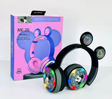 AUDIFONO BLUETOOTH MICKEY ME-20 NEGRO