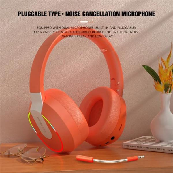 Audifonos Manos Libres L850 Gjby Negro - Naranja