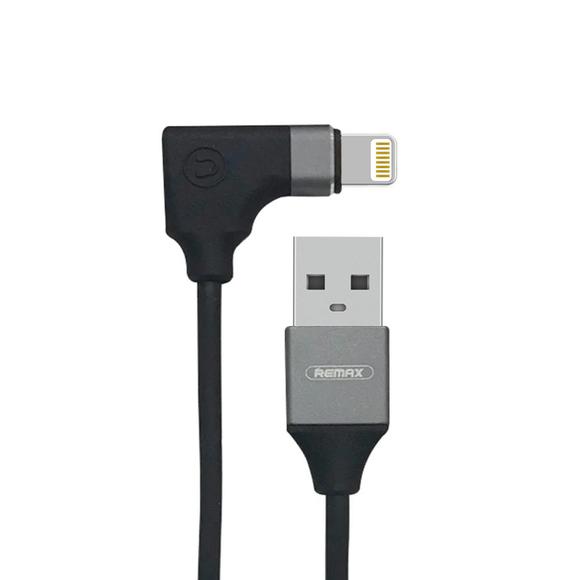 CABLE USB LIGHTNING RL-LA01 2 USB 1M REMAX - NEGRO