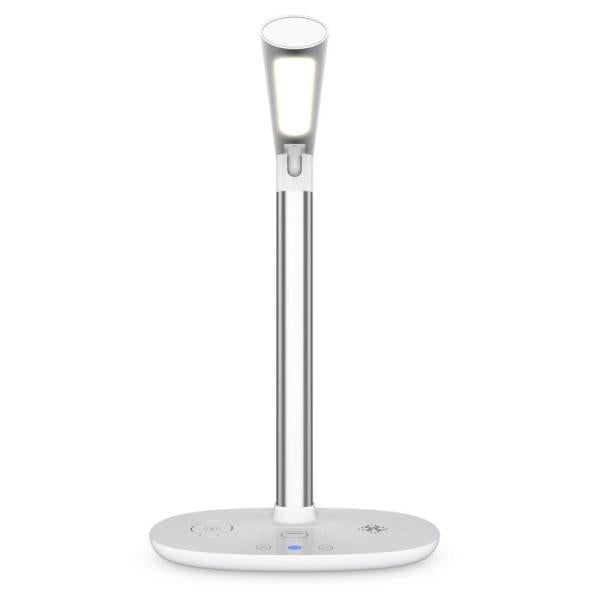 Cargador Inalambrico y Lampara Escritorio WY-02 - Blanco