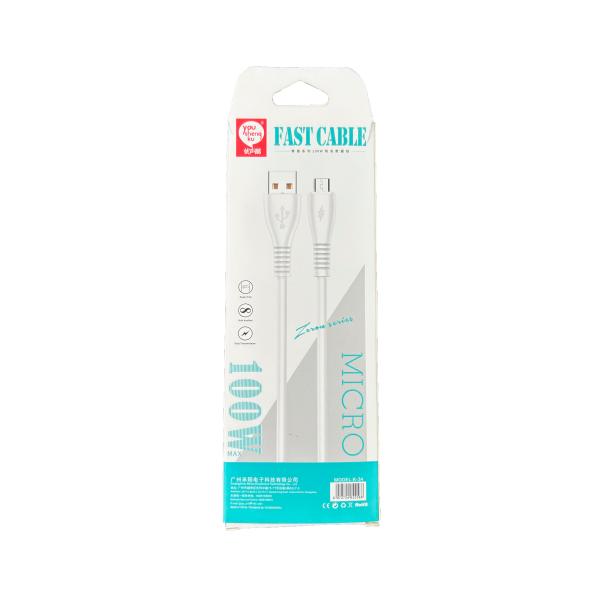 Cable USB Micro B K-34 Youshengku - Blanco