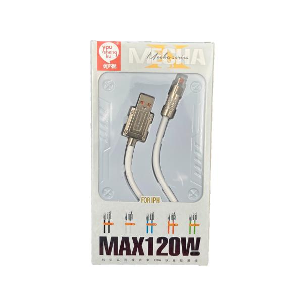 Cable USB Lightning K-36 Youshengku - Blanco