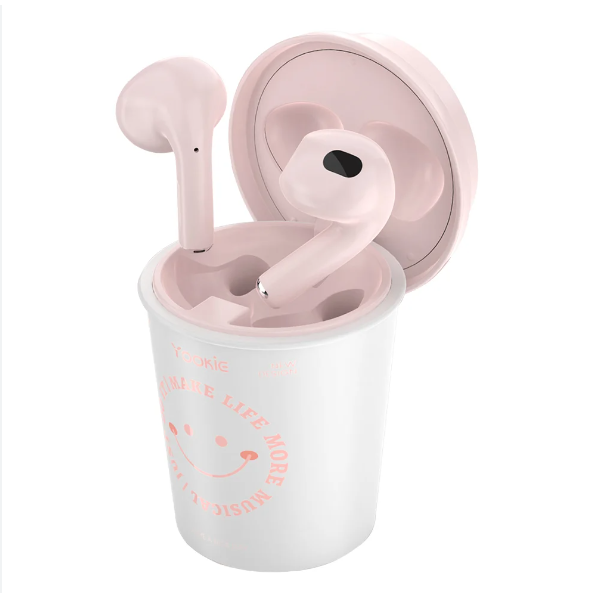 Audifono Manos Libres Bluetooth YKS052 Yookie Rosado - Rosado