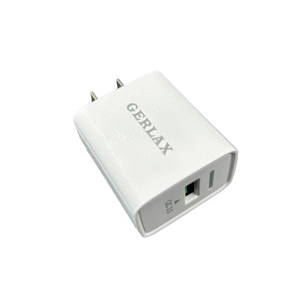 Cargador Casa GA-19MF Gerlax - Blanco Tipo C