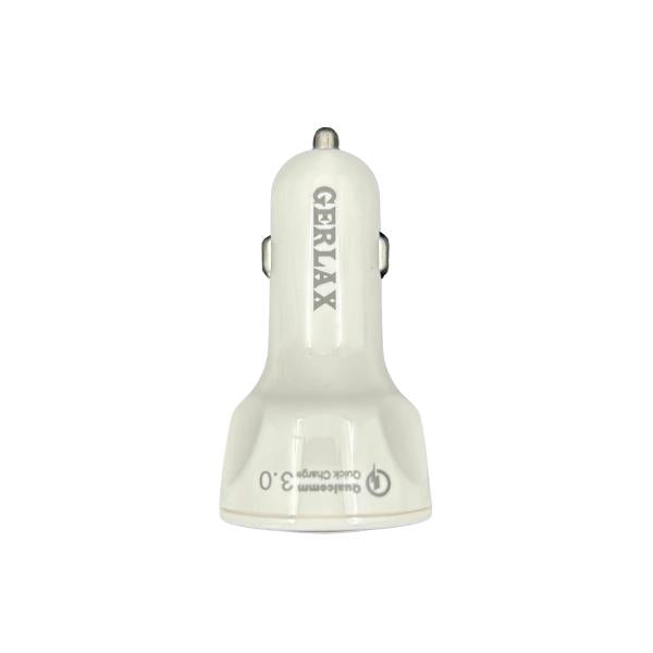 Cargador Cubo Carro GC-06 Gerlax - Blanco Tipo C
