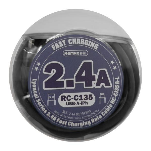 Cable USB Lightning RC-C135 Series Alyoncai Remax - Negro