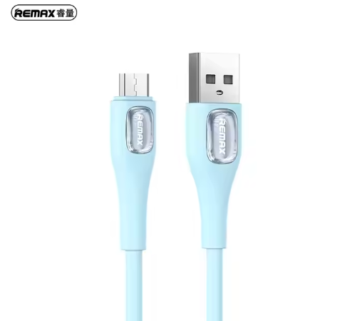 Cable USB Micro B RC-C096 Serie Moka Remax - Azul