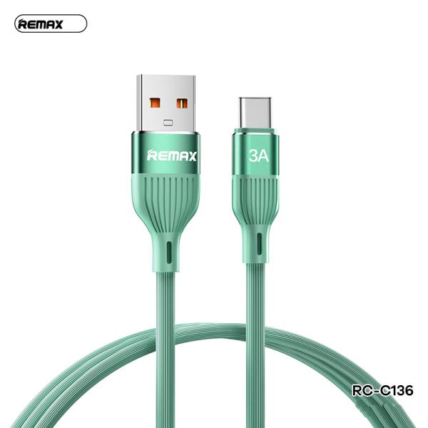 Cable USB Tipo C RC-C136 Serie Alyoncai Remax - Verde