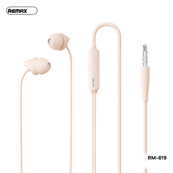 Audifonos Remax audífonos manos libres 3.5 mm RM-619 Imagen secundaria del producto