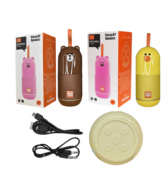 Parlante Bluetooth TG-502 T&g - Amarillo