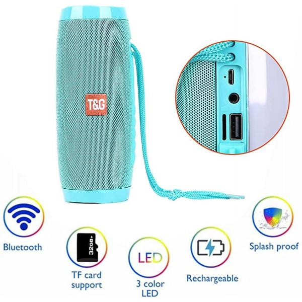 Parlante Bluetooth TG-157 T&g - Azul