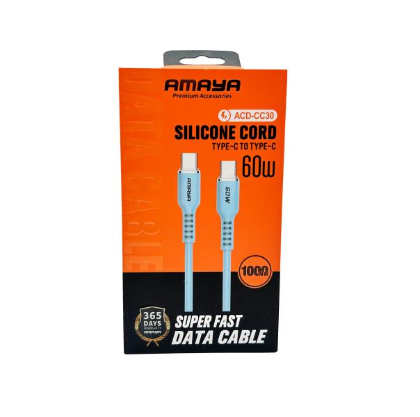 Amaya cable USB tipo c-c ACD-C30 Imagen secundaria del producto