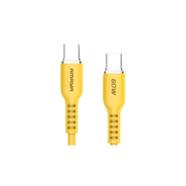 Cable USB Tipo C -c ACD-C30 - Amarillo 2M