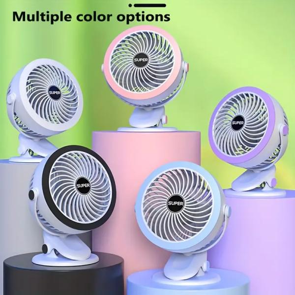 Ventilador FZM-03 Yookie - Blanco Negro