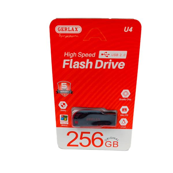 Llave Maya U4 Gerlax - Negro Rojo 256GB