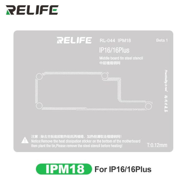 Plantilla de Precision Bga RL-044 Relife - IPM18 P16 16PLUS