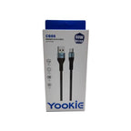 Cable USB Tipo C CB86 Yookie - Negro
