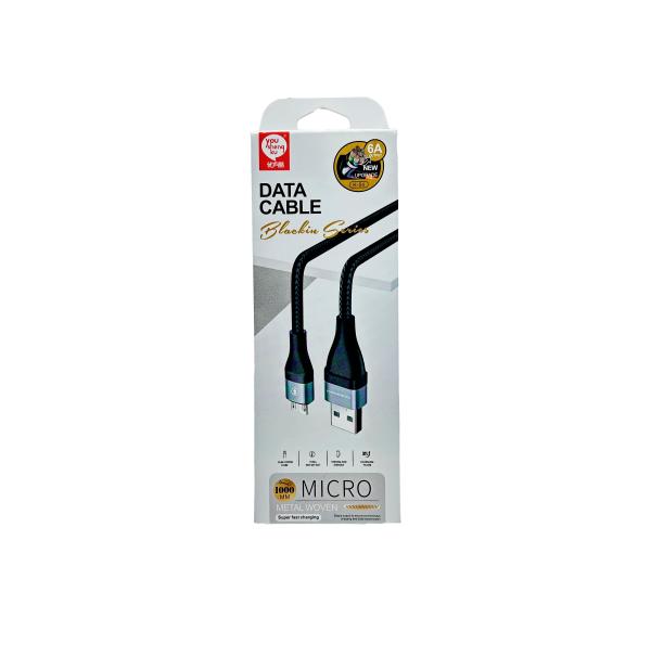 Cable USB Micro B K-54 Youshengku - Negro