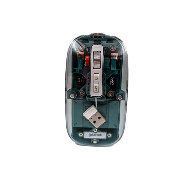 Mouse Inalambrico M133 Planet - Verde