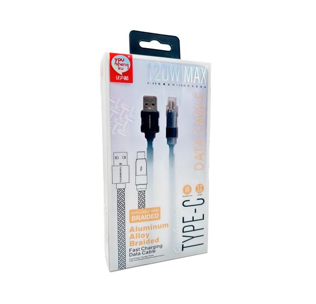 Cable USB Tipo C K-48 Youshengku - Negro