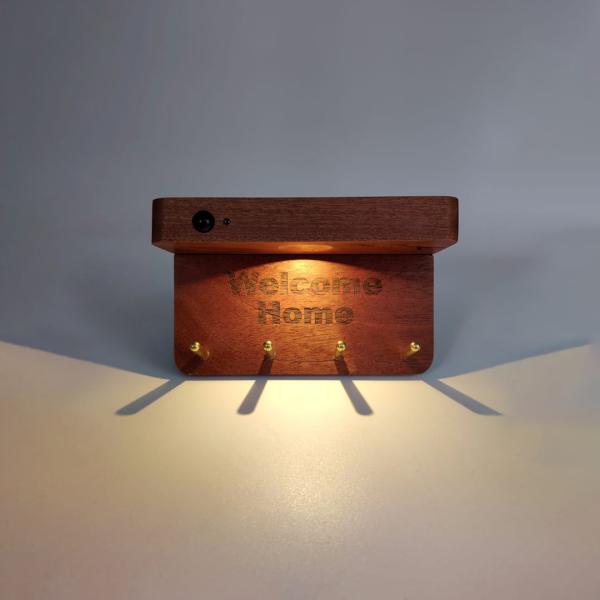 Lampara con Llavero y Sensor de Movimiento - Cafe Oscuro