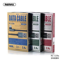 CABLE USB TIPO C RC-119A RANGER REMAX VERDE