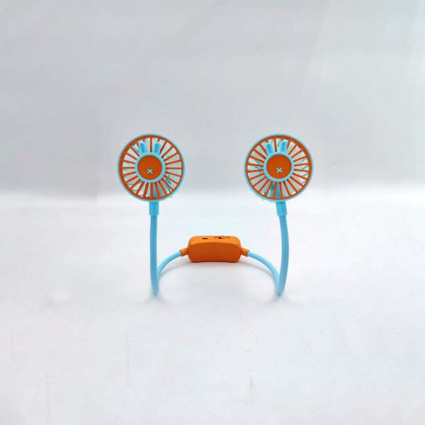 Ventilador DD5583-678 - Conejo Naranja Celeste