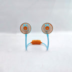 Ventilador DD5583-678 - Conejo Naranja Celeste