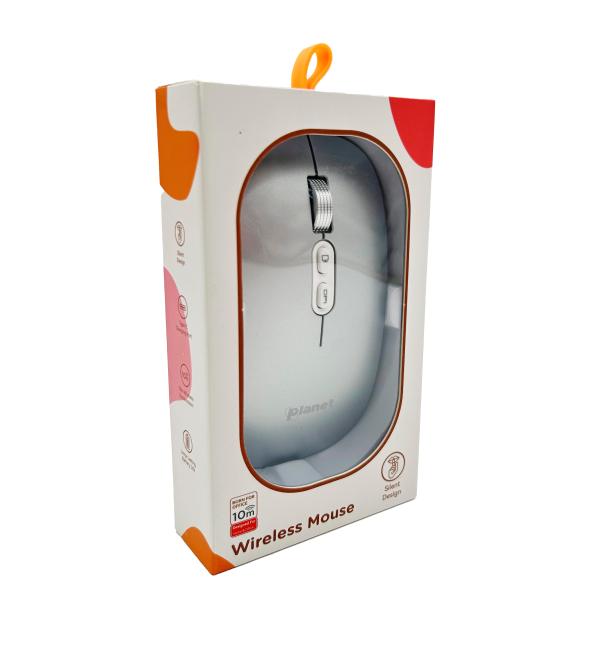 Mouse Inalambrico M103 Planet - Plateado