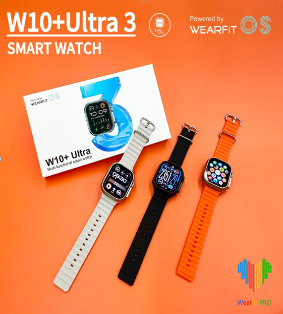 Reloj Inteligente W10+ultra 3 - Dorado