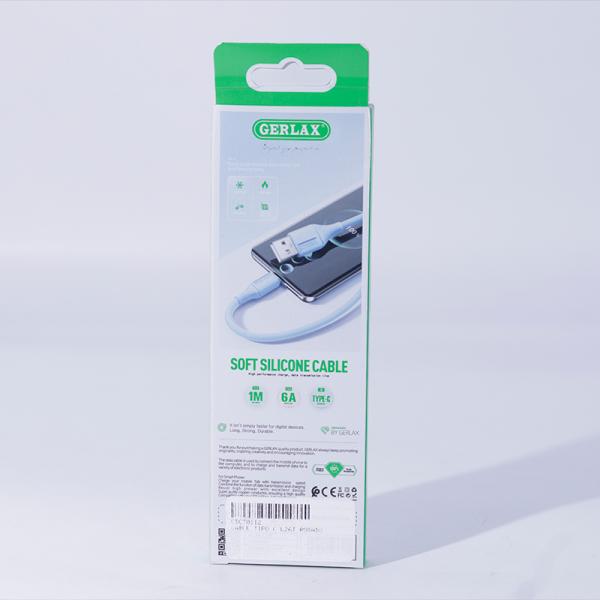 Cable USB Tipo C L26T Gerlax - Rosado