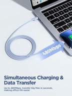 Cable Tipo C a Lightning S-A14 Joyroom - 1.2m Azul C-i
