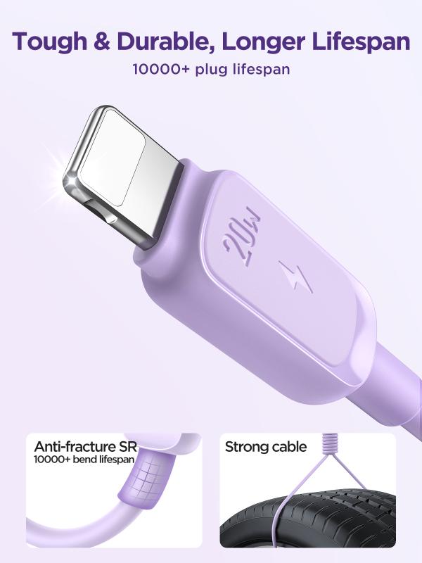 Cable Tipo C a Lightning S-A14 Joyroom - 1.2m Morado C-i