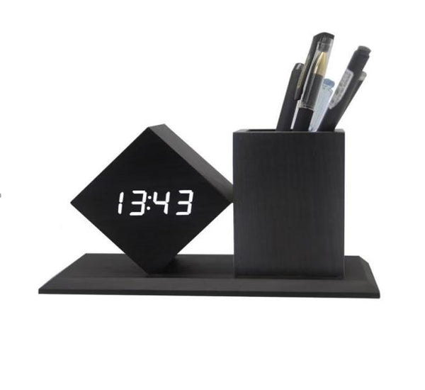 Reloj Organizador de Lapices MY-037 - Negro