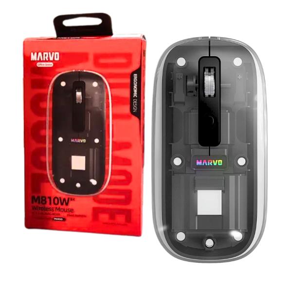 Mouse Inalambrico M810W Marvo - Negro