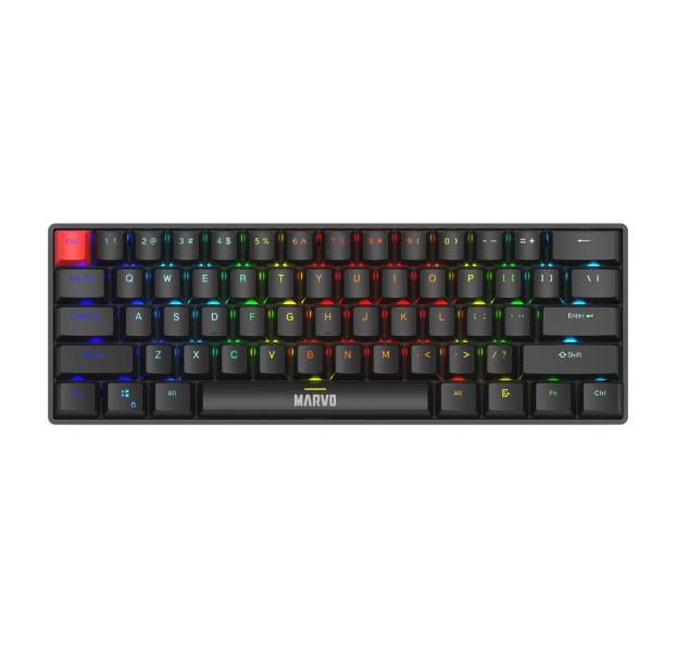 Teclado Linea Scorpion KG933G Sp Marvo - Negro
