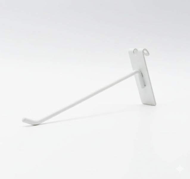 Gancho para Lamina Malla 6MM Grueso 200MM de Largo FG-0267 - Blanco