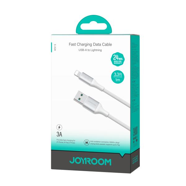 Cable USB Lightning S-A28 Joyroom - 1M Blanco