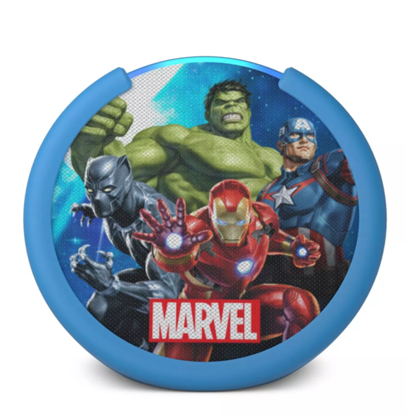 Parlante inteligente Echo pop 1ER kids generacion Amazon marvel Imagen secundaria del producto