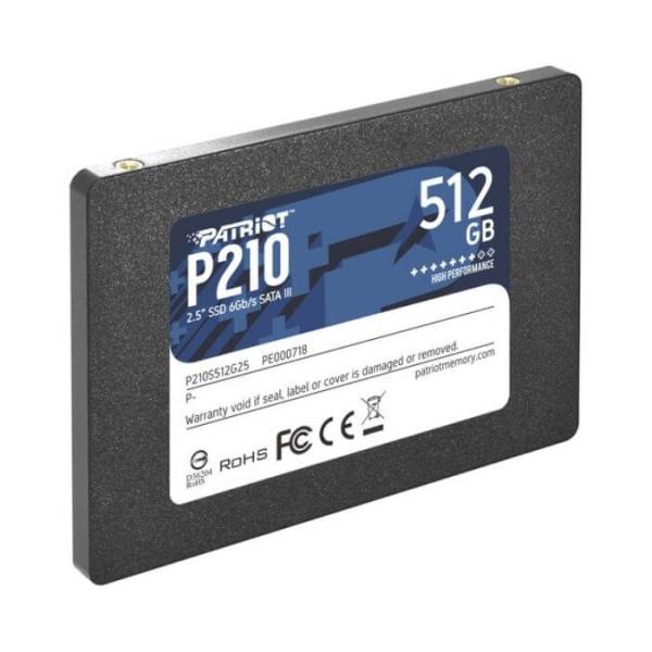 HD INTERNO 512GB 2.5 SOLIDO PATRIOT P210 P210S512G25 P210