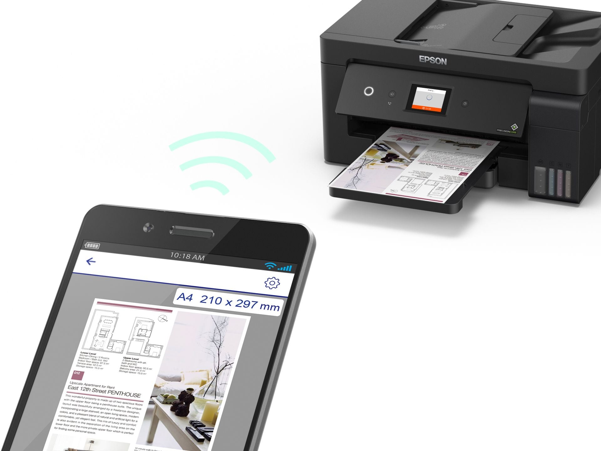 Epson impresora ecotank multifuncional L14150 A3 C11CH96301